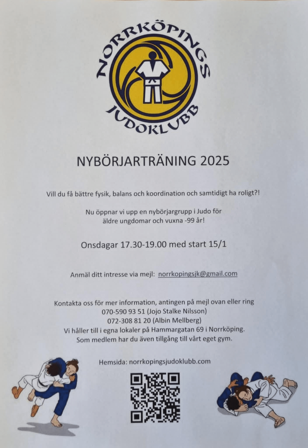 Nybörjare och teknik fortsättning, vuxen 15+